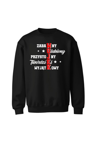 Bluza bez kaptura Wujek cechy krzyżówka