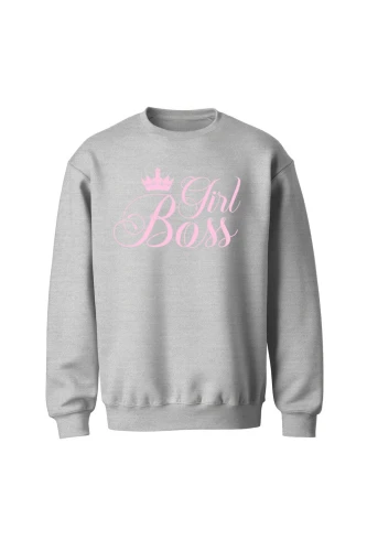 Bluza bez kaptura Girl Boss