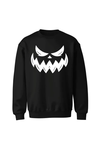 Bluza bez kaptura Dynia przerażający uśmiech
