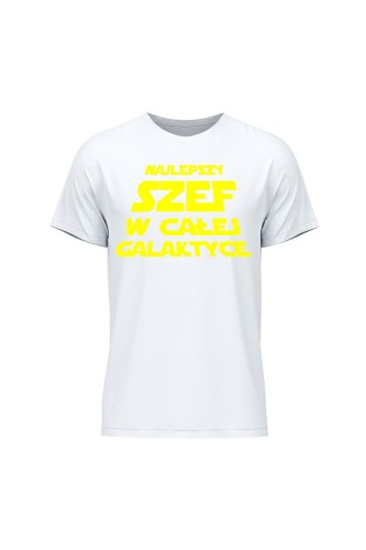 Koszulka męska Najlepszy szef w całej galaktyce