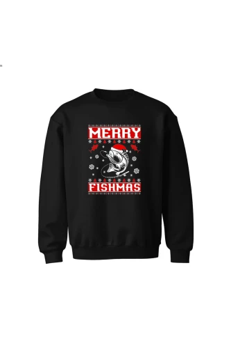 Bluza dziecięca bez kaptura Merry Fishmas
