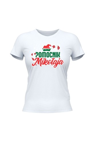 Koszulka damska Pomocnik Mikołaja