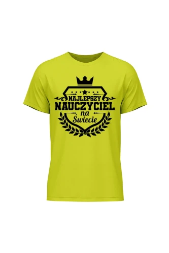 Koszulka męska Najlepsz nauczyciel na świecie