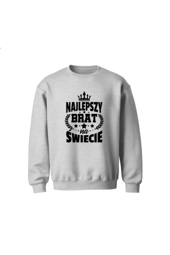Bluza dziecięca bez kaptura Najlepszy brat na świecie