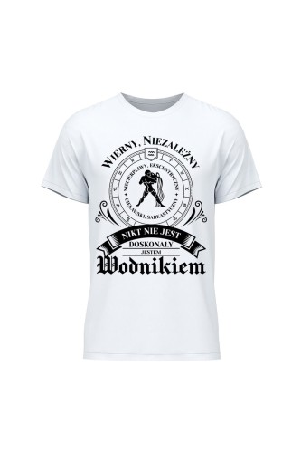 Koszulka męska Nikt nie jest doskonały jestem Wodnikiem
