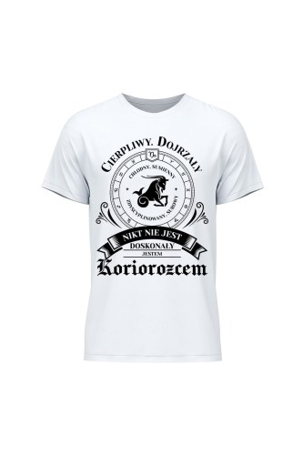 Koszulka męska Nikt nie jest doskonały jesetm Koziorożcem