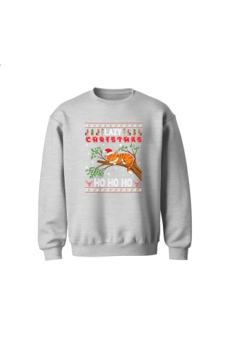 Bluza dziecięca bez kaptura Lazy christmas ho ho ho