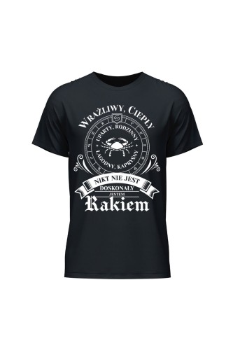 Koszulka męska Nikt nie jest doskonały jestem Rakiem