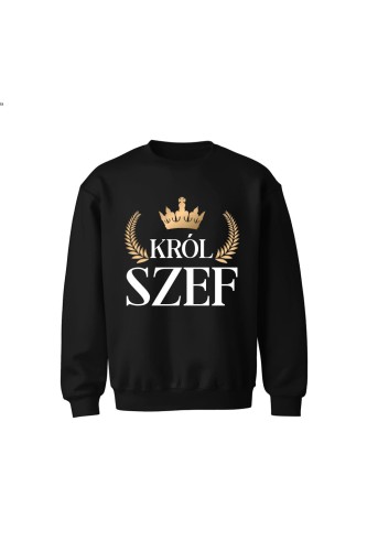 Bluza dziecięca bez kaptura Król szef