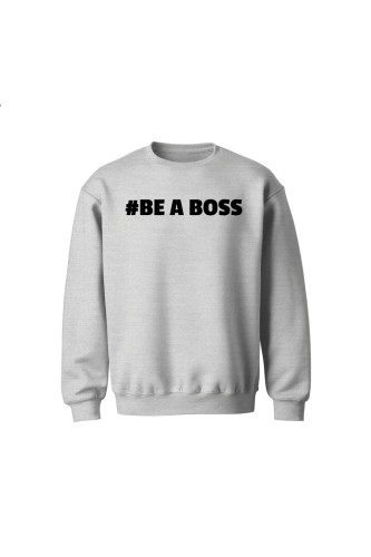 Bluza dziecięca bez kaptura Be a boss