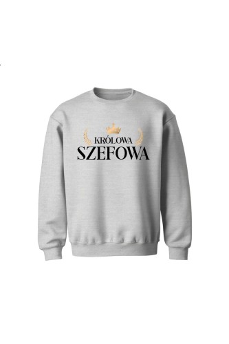 Bluza dziecięca bez kaptura Królowa Szefowa