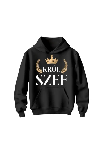 Bluza dziecięca z kapturem Król szef