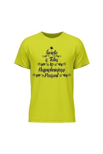 Koszulka męska Święta z Tobą to najpiękniejszy prezent