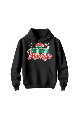 Bluza dziecięca z kapturem Pomocnik Mikołaja