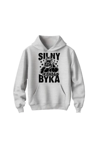 Bluza dziecięca z kapturem Silny Kawał Byka