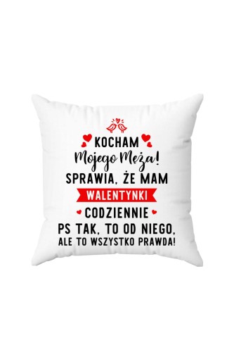 Poduszka Kocham mojego męża 