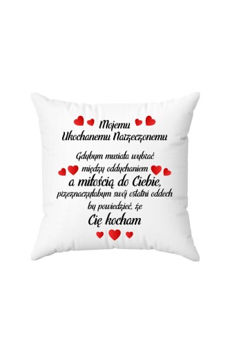 Poduszka Mojemu Ukochanemu Narzeczonemu