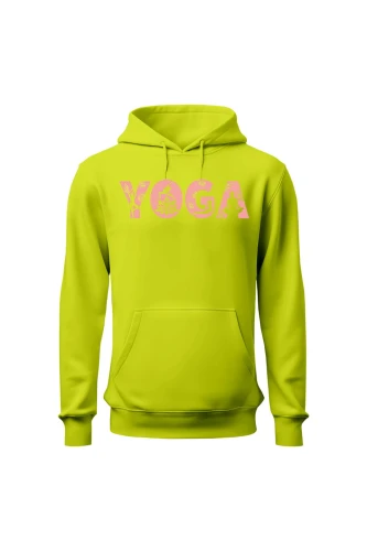 Bluza męska z kapturem Yoga Napis