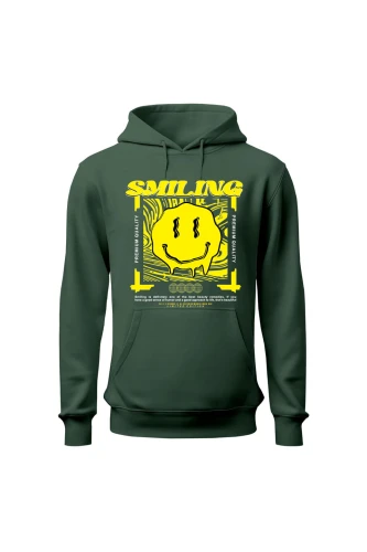 Bluza męska z kapturem Smiling