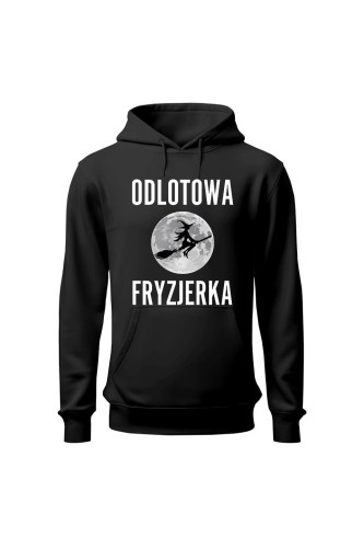 Bluza damska z kapturem Odlotowa Fryzjerka