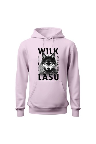 Bluza damska z kapturem Wilk z lasu