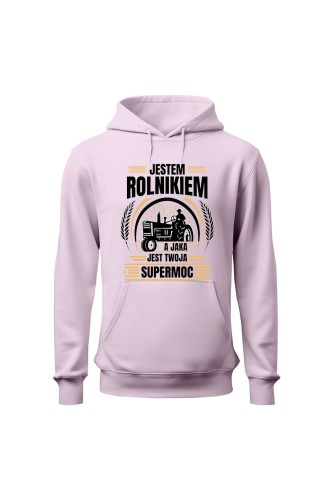 Bluza damska z kapturem Jestem rolnikiem a jaka jest twoja supermoc?
