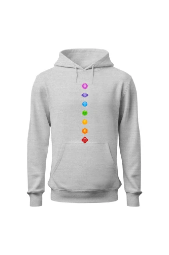 Bluza damska z kapturem Czakry