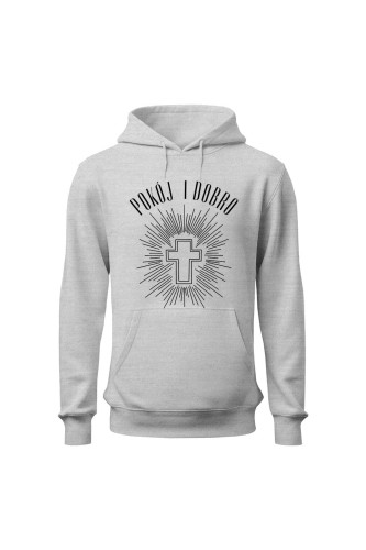 Bluza damska z kapturem Pokój i dobro