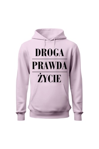 Bluza damska z kapturem Droga prawda życie