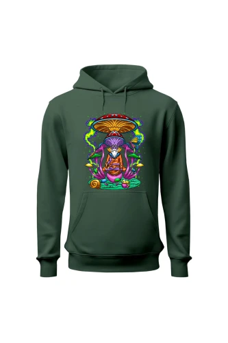 Bluza damska z  kapturem Psychedelic Mushroom