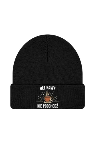 Czapka zimowa Bez kawy nie podchodź księgowa