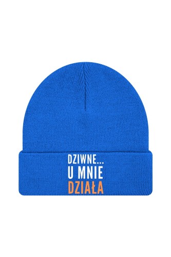 Czapka zimowa Dziwne u mnie działa