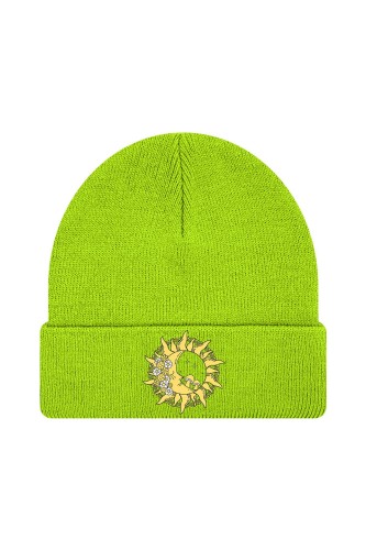 Czapka zimowa Boho Słońce i Księżyc