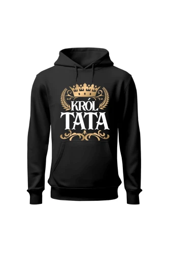 Bluza męska z kapturem Król Tata
