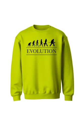 Bluza męska bez kaptura Ewolucja strażaka