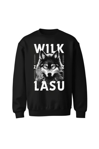 Bluza bez kaptura Wilk z lasu