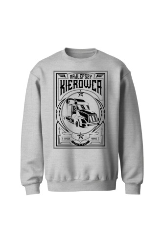 Bluza bez kaptura Najlepszy kierowca retro