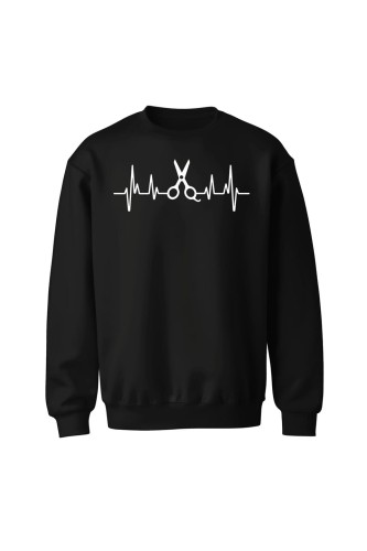 Bluza bez kaptura Fryzjerstwo Bicie serca