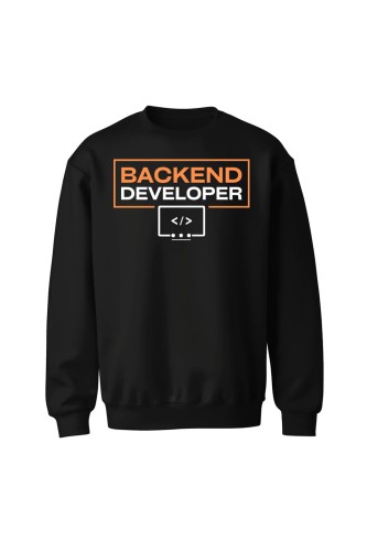 Bluza bez kaptura Backend developer