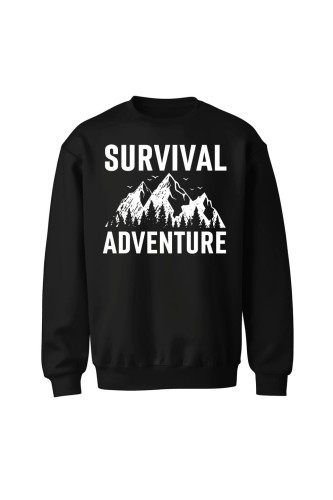 Bluza bez kaptura Survival Adventure