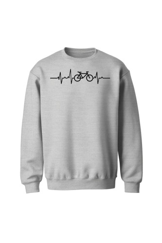 Bluza bez kaptura Rower Szosa Bicie serca