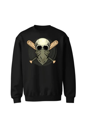 Bluza bez kaptura Czaszka