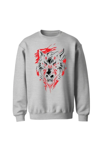 Bluza bez kaptura Wilk