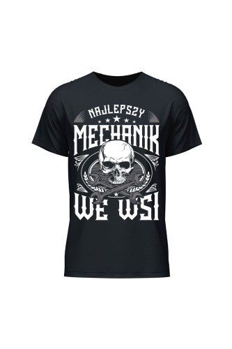 Koszulka męska Najlepszy mechanik we wsi