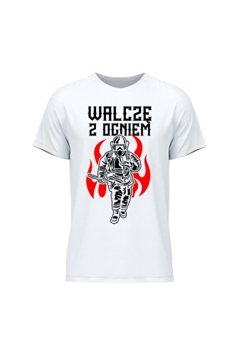 Koszulka męska Walczę z ogniem