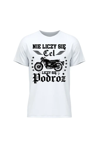 Koszulka męska Nie liczy się cel liczy się podróż