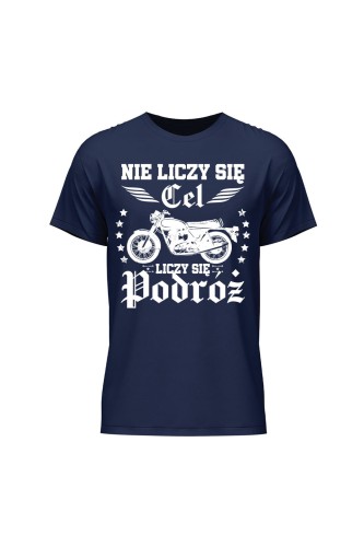 Koszulka męska Nie liczy się cel liczy się podróż