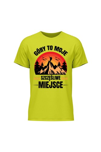 Koszulka męska Góry to moje szczęśliwe miejsce