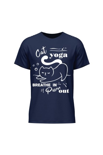 Koszulka męska Cat Yoga