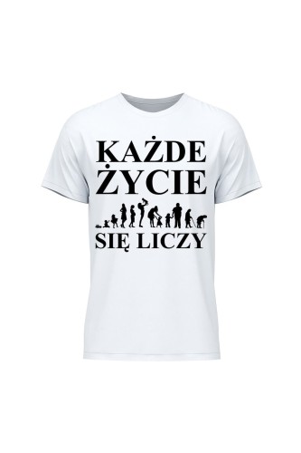 Koszulka męska Każde życie się liczy